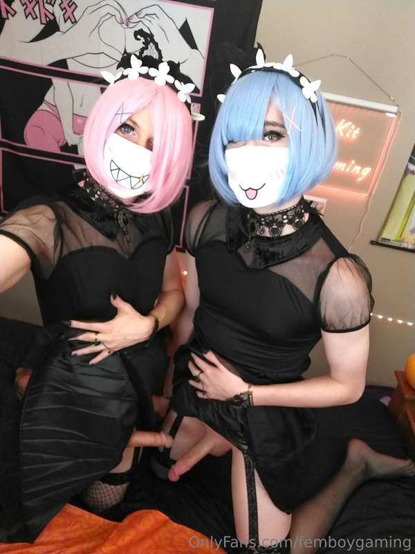 Flashback to our first Halloween together!😋We did Rem & Ram ..