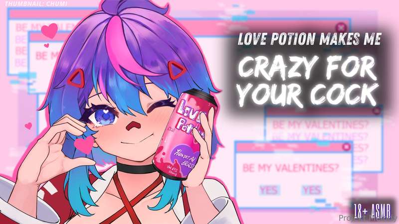 NEW ASMR: LOVE POTION MAKES ME SEX CRAZY!!!💦UNLOCK IT HERE O..