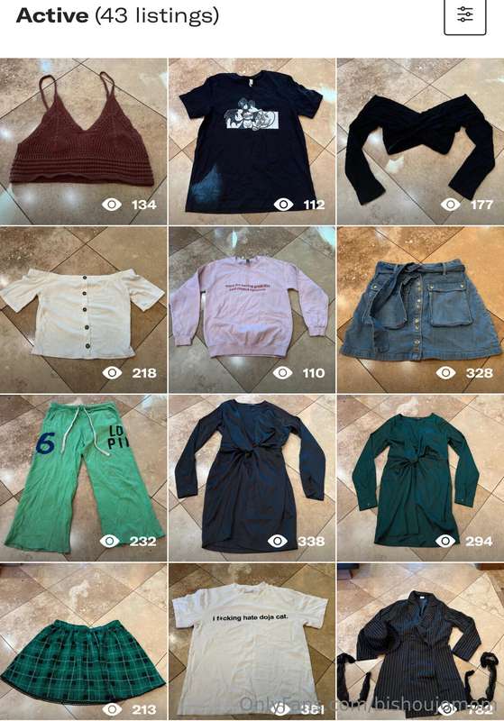 Ever wanted to buy my used clothes/costumes? 🤭🖤https://depop..